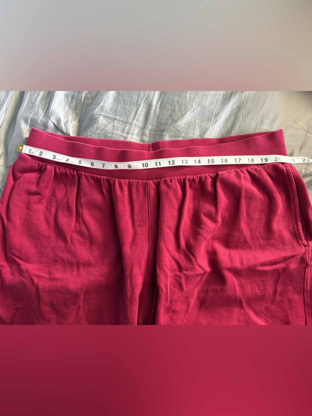 Champion Red Fleece Sweatshorts